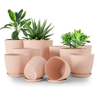 Utopia Home 10er-Pack 18/17/15/13/12 cm Komplettset Rosa