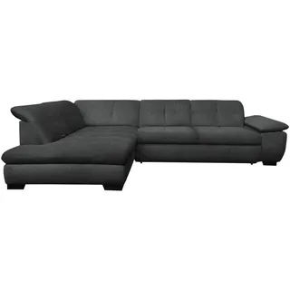 Xora Ecksofa , Dunkelgrau , Metall , Ottomane links, L-Form , 313x242 cm , Typenauswahl, Fußauswahl, Stoffauswahl, Sitzqualitäten, seitenverkehrt erhältlich, Bettfunktion erhältlich, Hocker erhältlich , Wohnzimmer, Sofas & Couches, Wohnlandschaften, Ecksofas