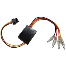 Bild Ersatz-Elektronikbox 1 für Rück-, Bremslicht, Blinker Einheit BLAZE, Stecker schwarz