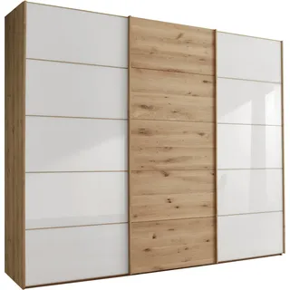 Wiemann Schwebetürenschrank Cardiff 246,3 x 217 x 67 cm Braun/Beige