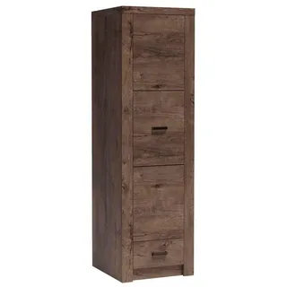 masseno Drehtürenschrank Zeri 56 x 192 x 58 cm Braun