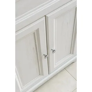 Badmöbel Antik Stil Becken Unterschrank Landhaus Badezimmer 60cm Waschbecken - Weiß