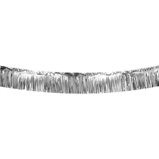 Boland - Fransen Girlande Metallic, Länge 6 Meter, Gold, Hängedekoration aus Kunststoff, Mottoparty, Geburstag, Hochzeit, Karneval, Party Deko