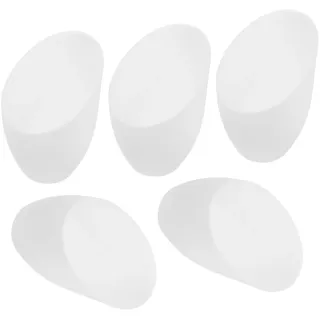 CALLARON Lampenschirm Hufeisenform aus Glas 5 Stück mit 42mm Mittelloch Schräg Design für E14 Tischlampe für Arbeitszimmer und Büro