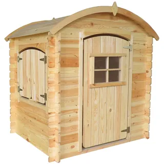 TIMBELA Spielhaus M505-1 Braun