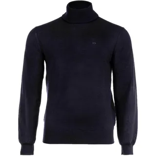 Sweater ARMANI EXCHANGE "Strickpullover", Herren, Gr. L, blau, Obermaterial: 100% Schurwolle WV., Sweatshirts Sweater