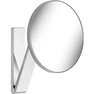 Keuco iLook_move, Kosmetikspiegel, unbeleuchtet, rund, Wandmontage, 17612170000, Farbe: Aluminium-finish