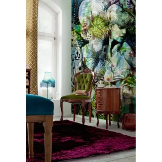 KOMAR Fototapete "Aphrodites Garden 184 x 254 cm 4 Teile, grün,
