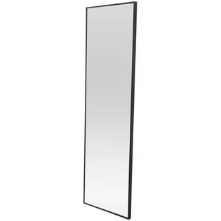 [en.casa] Türspiegel Lesina Aluminiumrahmen 120x37cm Schwarz