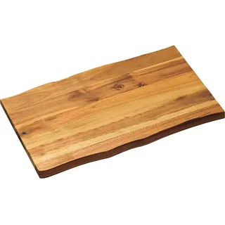 KESPER Tranchierbrett Akazie 45 x 27 x 2 cm, Servierbrett,