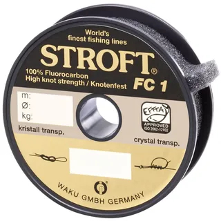 WAKU Schnur STROFT FC1 Fluorocarbon 100m 0,360mm-10,4kg