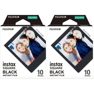 Instax Square Film 10 St. schwarz