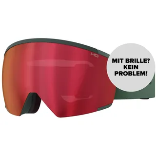 ATOMIC REDSTER L HD Skibrille I Große Ski- & Snowboardbrille mit HD Scheibentechnologie für klare Sicht I Damen- & Herren-Ski-Brille mit Live Fit Rahmen für individuelle Passform