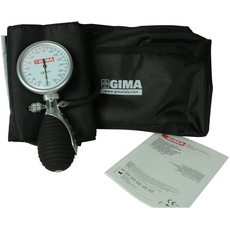 GIMA Blutdruckmessgerät Boston mit schwarzem Armband für Erwachsene aus Nylon