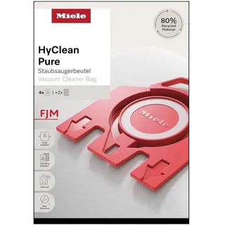 Miele FJM HyClean Pure Inhalt: 4 Staubbeutel + 2 Filter (1 Motorschutzfilter, 1 Abluftfilter