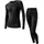 Langarm-basisschicht-set Schwarz 38