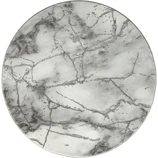 OTTO home Teppich »Juliet« rund 12 mm Höhe modernes Marmor-Design, Kurzflor, pflegeleicht, weich,