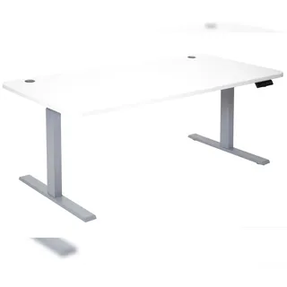 Mendler Schreibtisch HWC-D40 weiß