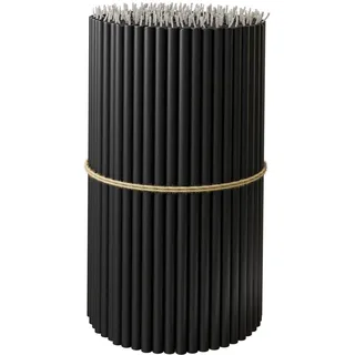 BlueBee Ritual Kerzen Bienenwachs, Orthodoxe Kerzen für Gebet Tischdeko, Hochzeit, Weihnachten, Halloween - Ungiftig, Ruß - Tropffrei, Nachhaltige Produkte, Höhe: 18cm, 50 Stck.