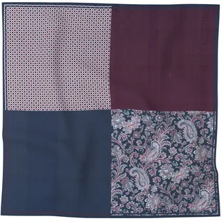 OLYMP Einstecktuch 30 x 30 cm, mehrfarbig, aubergine
