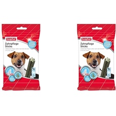 Beaphar Zahnpflege Sticks - Für kleine Hunde - Zahnpflege Snack - Mit natürlichen Meeresalgen - Ohne Zuckerzusatz - 7 Stück, 112 g (2er Pack)