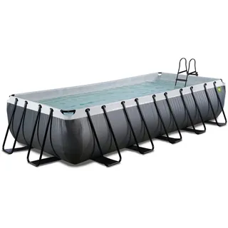 EXIT TOYS EXIT Black Leather Pool 540x250x100cm mit Filterpumpe schwarz