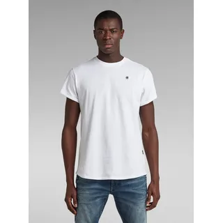 G-Star Lash Ribbed Kurzarm-T-Shirt White S