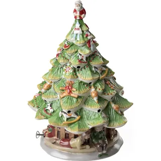 Villeroy & Boch Dekofigur Tannenbaum mit Kindern Christmas Toys Memory bunt