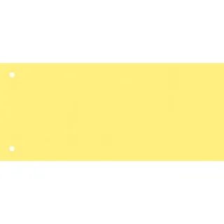 Brunnen Trennstreifen, 10,5 x 24 cm quer, aus Karton, gelocht, 100 Trennstreifen) gelb