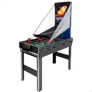ColorBaby CB Games 85422 Multispieltisch, 20 in 1, Tischfußball, Hockey, Billard, Basketball, Tischspiele, 120 x 110 x 82 cm, Tischfußball für Kinder, Geschenk für die ganze Familie (85422)