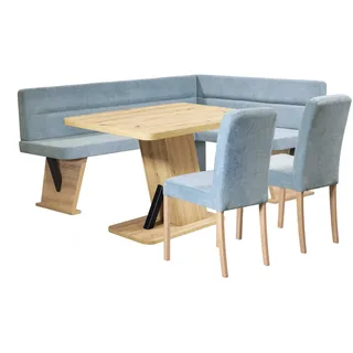 Home Affaire »Laros Sitzgruppe, Eckbank, Stühle, Tisch« Set, 4tlg Set, perfekt für Küche, Esszimmer, Wohnzimmer, Bestseller,