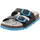 Fussbettpantoffel Blau/Mehrfarbig 40 EU