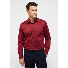 Bild MODERN FIT Luxury Shirt in rubinrot unifarben, rubinrot, 42