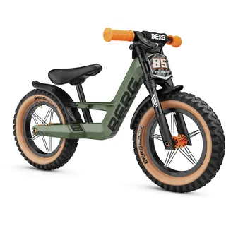 BERG Biky Laufrad 12 Zoll mit Handbremse | ab 2 Jahre | 12 Zoll | Luftreifen | leichter Magnesiumrahmen | höhenverstellbar | Kinderfahrrad Jungen und Mädchen