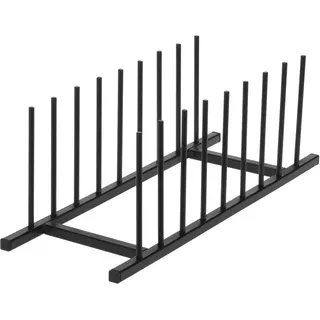 NO DISPONIBLE Abtropfgestell aus Metall, 34,5 x 12,5 cm, Schwarz