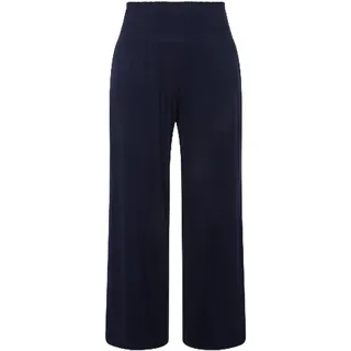 Ulla Popken Damen große Größen Übergrößen Plus Size Marlenehose, weites Bein, breiter Elastikbund