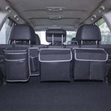 Vicera Auto Kofferraum Organizer mit Klett • Kofferraumtasche mit teilbaren Modulen und integrierter Kühltasche • Zum Aufbewahren & Verstauen