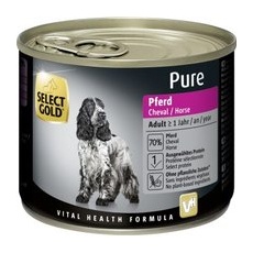 SELECT GOLD Pure Adult Pferd 24x200 g