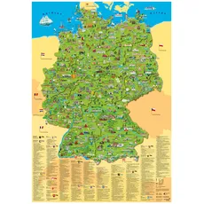 Bild Illustrierte Deutschlandkarte