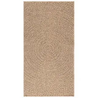 vidaXL Teppich 80x150 cm Jute-Optik Innen und Außen