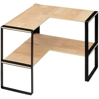 5Five Eckregal 40 x 40 x 35 cm 2-tlg. Schwarz/Beige