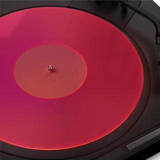 Plattenspieler-Matte, Schallplatten-Slipmat, Acryl-Plattenspieler-Platte, Vinyl-Rutschmatten (Rosa)