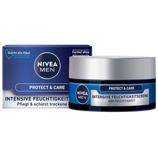 Bild MEN Protect & Care Intensive Feuchtigkeitscreme - 50.0 ml), beruhigende Gesichtscreme für Männer, feuchtigkeitsspendende Tagescreme mit Aloe Vera und Pro Vitamin B5