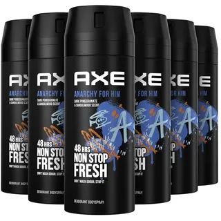 Axe Deodorant Bodyspray Anarchy for Him 6 x 150 ml