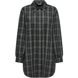 ONLY Damen Onlimma L/S Ovs Check Shacket Xt Pnt Mantel (1er Pack)