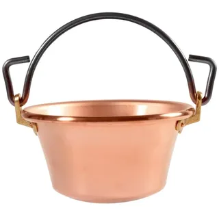 Großer Kessel Kupfer Mit Griff Bogenleuchte Von CM 22