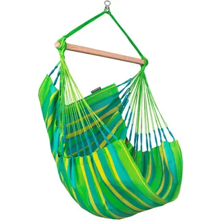 La Siesta HÄNGESESSEL basic outdoor Gelb, Grün, Hellgrün - 90x145x140 cm