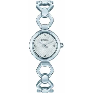 BREIL Uhr DAMEN,  Sammlung FLAKE, Quarzwerk , Automatisches Uhrwerk 30 Meter, Geschenkideen für Frau - Weiß