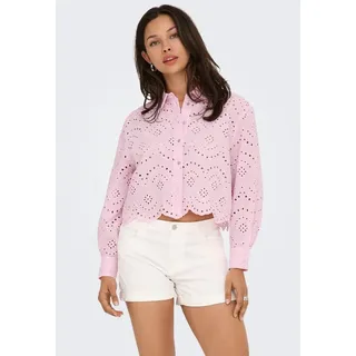 Only Langarmbluse pink L