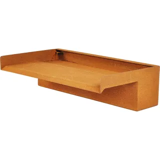 Köhko Wasserfall Alberta 60 cm aus Cortenstahl (30-90 cm) Aquafall Wasserspiel Wasserschwall